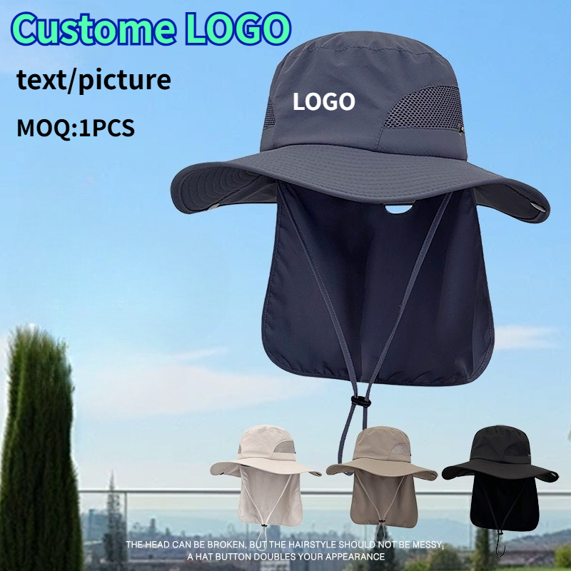 Aquatic Sports Hat - Custom Print Logo Summer Sunshade Waterproof