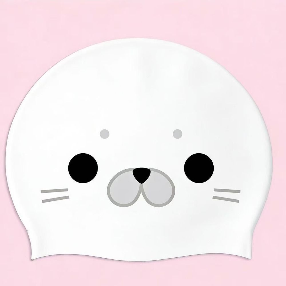 Waterproof Seal Swim Cap Non-S - Aquatic Sports Hat 评论和价格