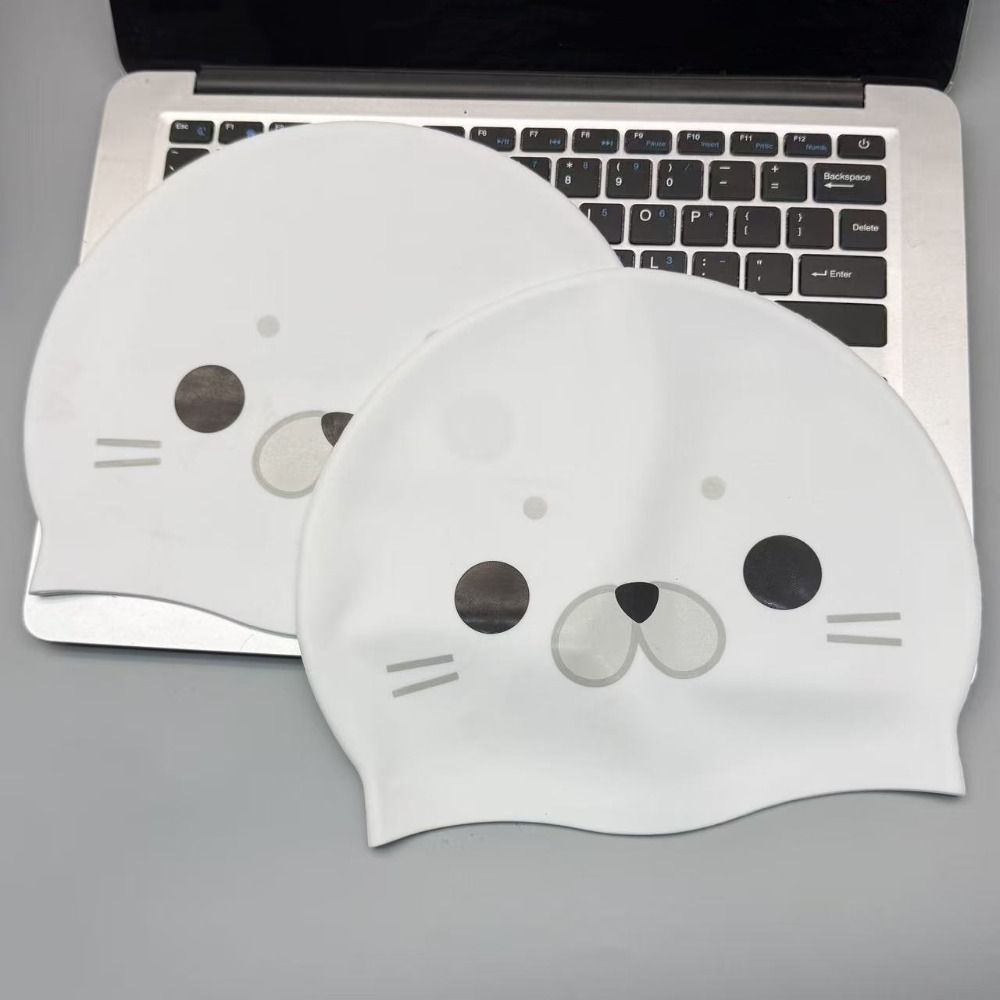 Waterproof Seal Swim Cap Non-S - Aquatic Sports Hat 评论和价格