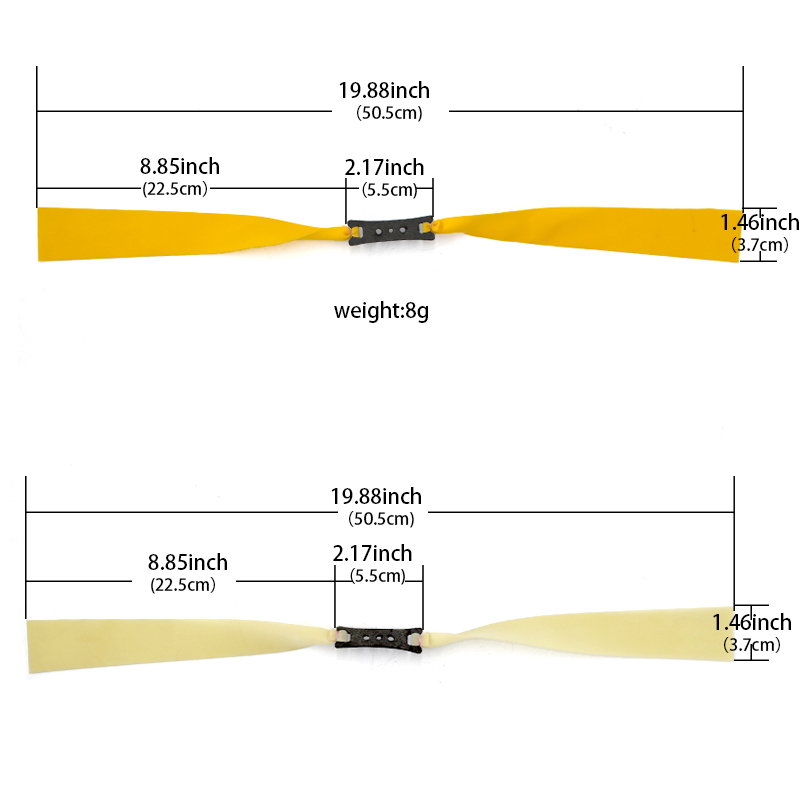 3pcs 3.7cm Large Slingshot Hun - Speargun Rubber Band 评论和价格