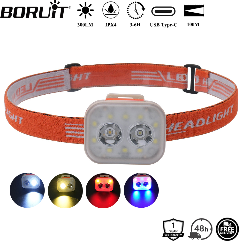BORUiT 300LM Cap Clip LED Head - Aquatic Sports Hat 评论和价格