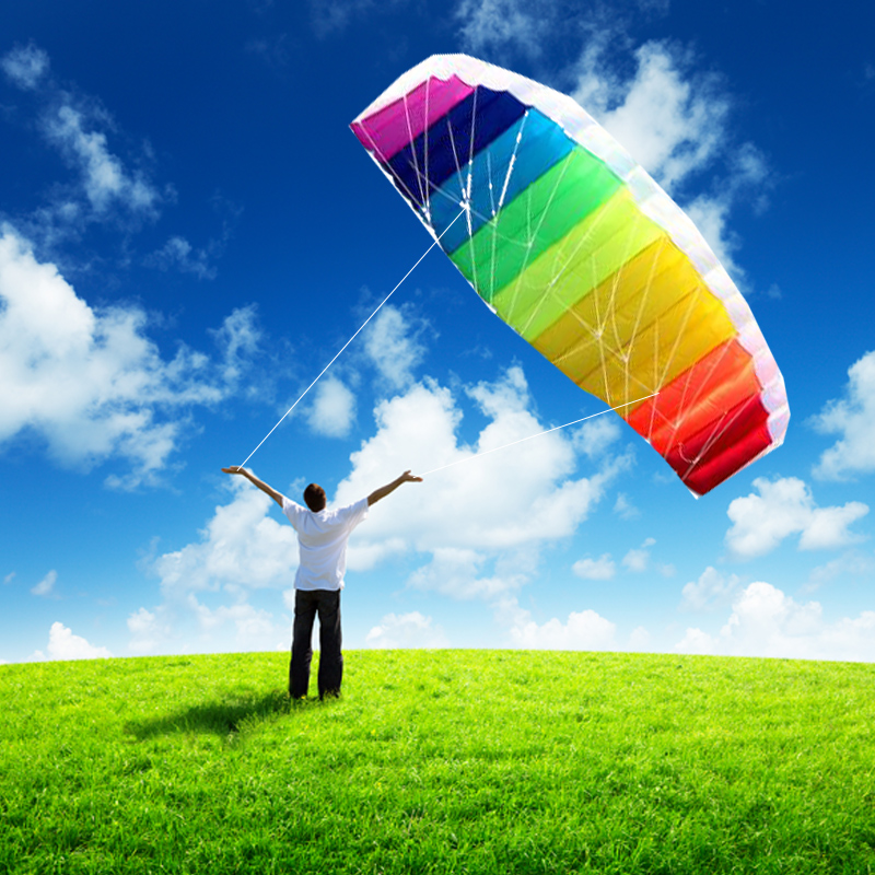 free shipping 2.5m large Dual  - Kite Surf Bar Control 评论和价格